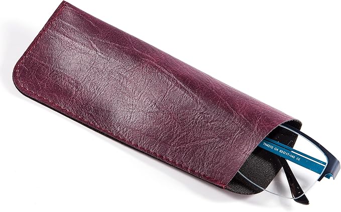 TRIUMPH VISION Reading Glasses Pouch Eyeglass Sleeve Soft Case Slim 3 Pack | Alternative to Bulky Case Lightweight，Neoprene Lined Padded Protect Optical lens Slip in, Cute Pattern Portable for Daily Use