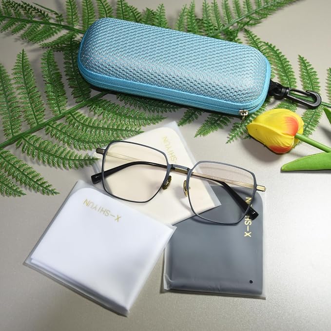Unisex Semi-Hard Shell Eyeglasses Cases(3 Pack), Protective Case For Glasses