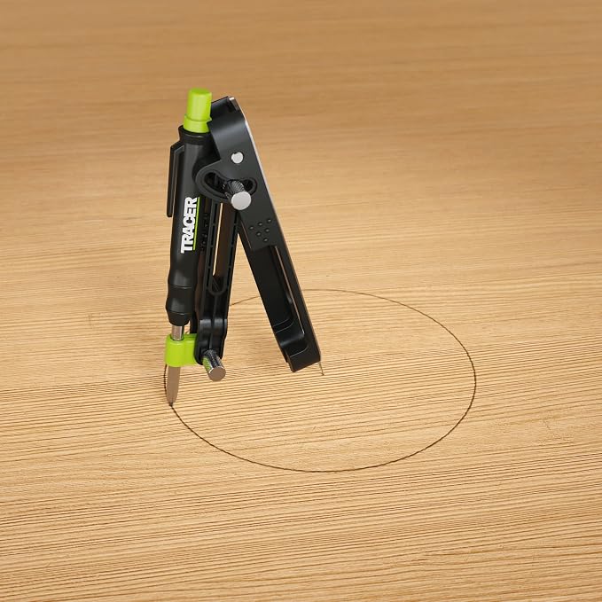 Tracer Professional Woodworking Scribe Tool Set ProScribe with Deep Hole Pencil, 6X 2.8 mm Lead Refills, Holster & Case - Precision Scribing Tool for Carpenters & Craftsmen