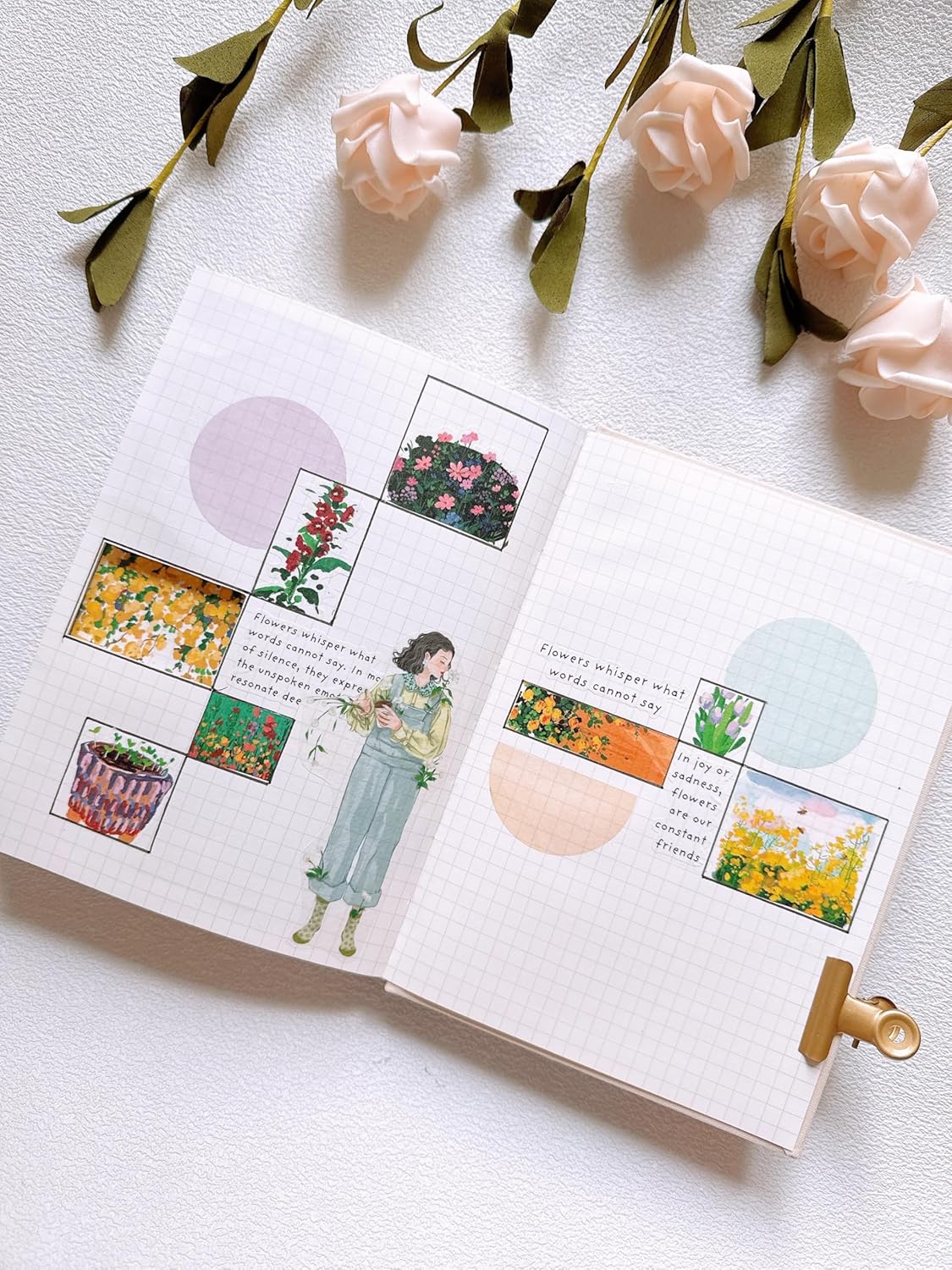 WT First Encounter Wide PET Tape, Single Roll, Original Designs, Transparent Clear Adhesive Tape, Modern Fashion Girls Decorative Tape for Journals, Scrapbook, Bujo Planners, DIY Crafts