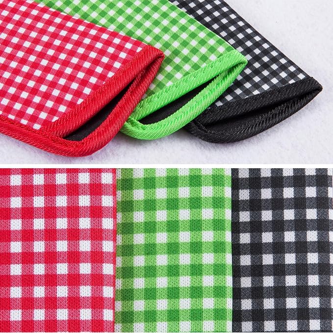 TRIUMPH VISION Reading Glasses Pouch Eyeglass Sleeve Soft Case Slim 3 Pack | Alternative to Bulky Case Lightweight，Neoprene Lined Padded Protect Optical lens Slip in, Cute Pattern Portable for Daily Use
