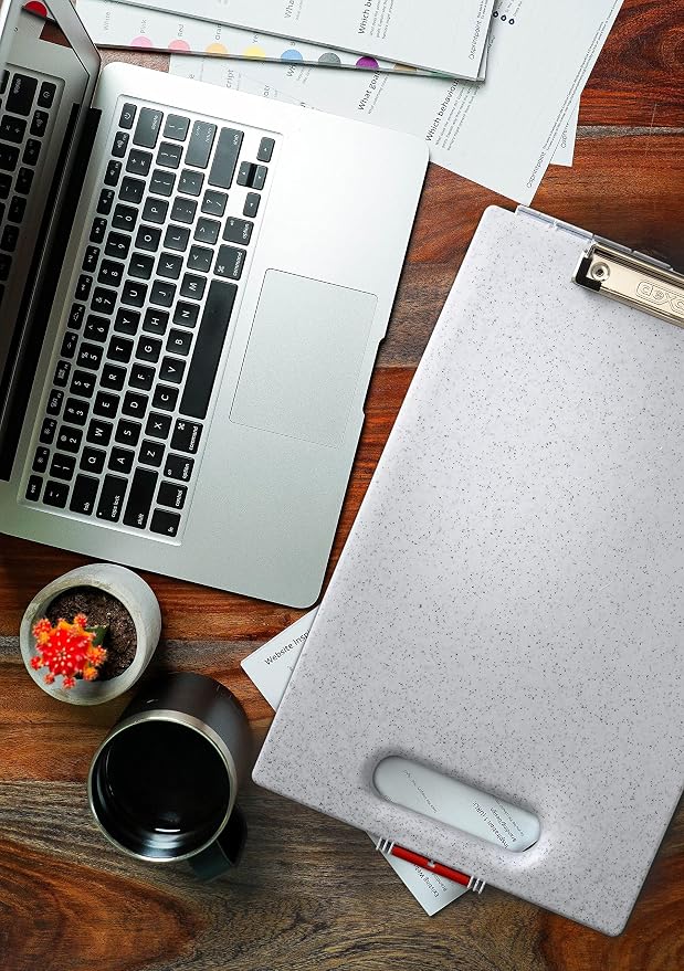Dexas Clipcase Storage Clipboard with Handle, Granite Pattern