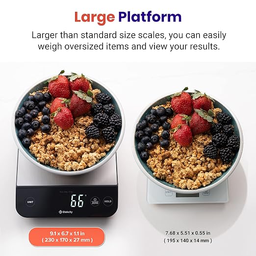 Etekcity 22lb Food Nutrition Scale, Smart Calorie Calculator, Waterproof