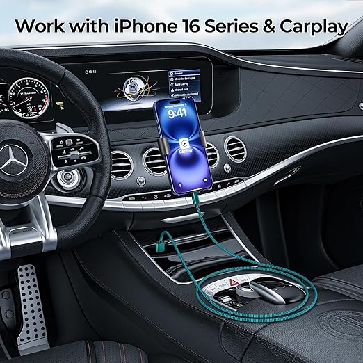 Basesailor USB Type C Charger Cable 3.3FT 2Pack,Car Charging Cord for New iPhone 17 16 Pro Max Plus 2024,Samsung Galaxy S24 S23 S22 S21 S20 S10 FE Plus Ultra,A55 A54 A53 A52 A51,Google Pixel 8 9 XL