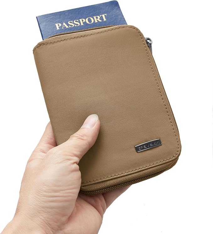 Travelon RFID Blocking Passport Zip Wallet