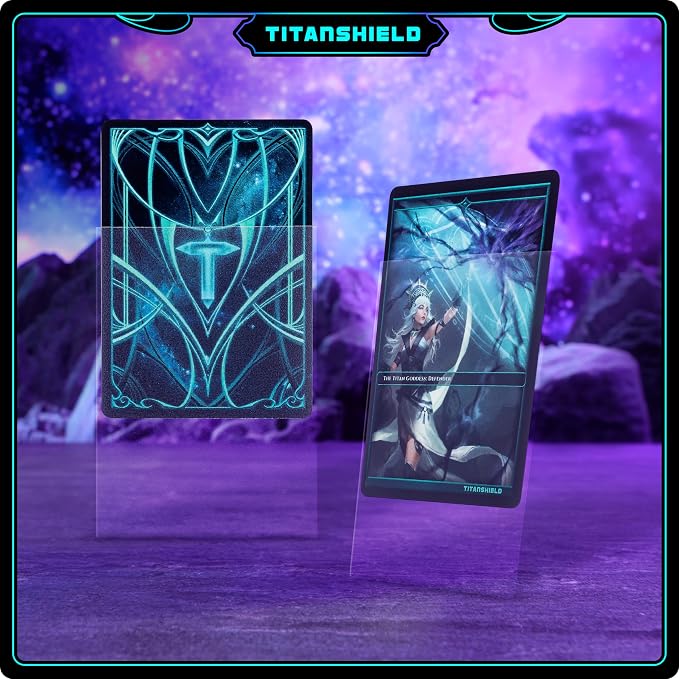 TitanShield Premium Card Sleeves | Compatible with Pokemon, One Piece, Lorcana, Flesh & Blood, & Magic The Gathering MTG | (150 Sleeves - Standard) (3, Clear, Standard | 66x91mm)
