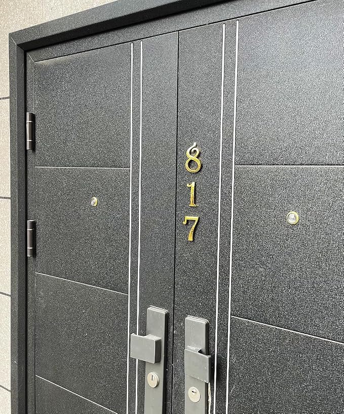 Mailbox Numbers 2 Inch, Self-Stick House Door Address Number Stickers for Aprtment Office Home Room, Waterproof and Durable.(Gold, 2" - Set of 20)