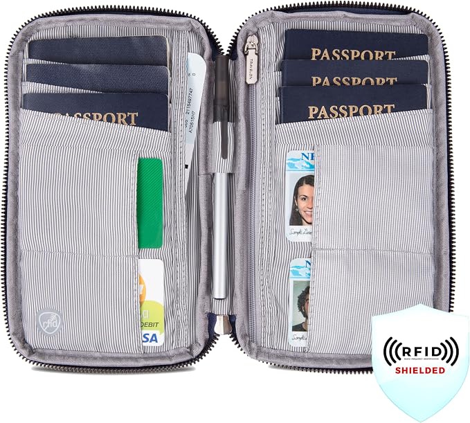 Travelon RFID Blocking Family Passport Wallet
