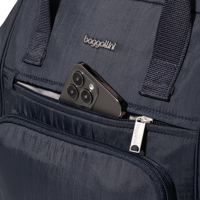 Baggallini Securtex Anti-Theft Windsor Backpack for Travel, Work & College, RFID & Locking Zipper, Up to 16" Laptop