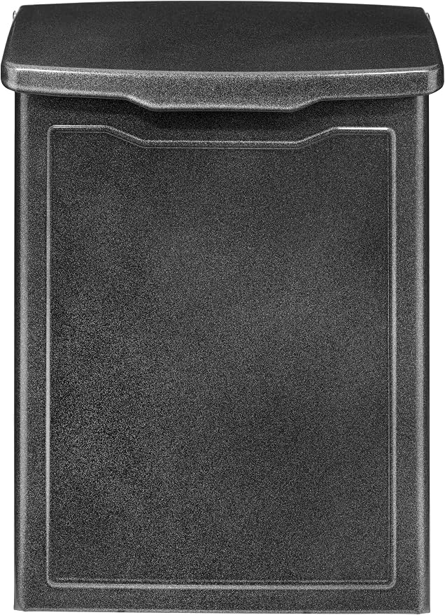 ARCHITECTURAL MAILBOXES 2681P Pewter Marina Wall Mount Mailbox, Small (Pack of 10)