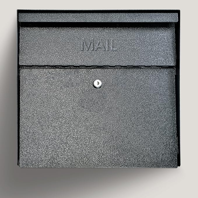 Mail Boss 7160 Metro Locking Security Wall Mount Mailbox, Galaxy