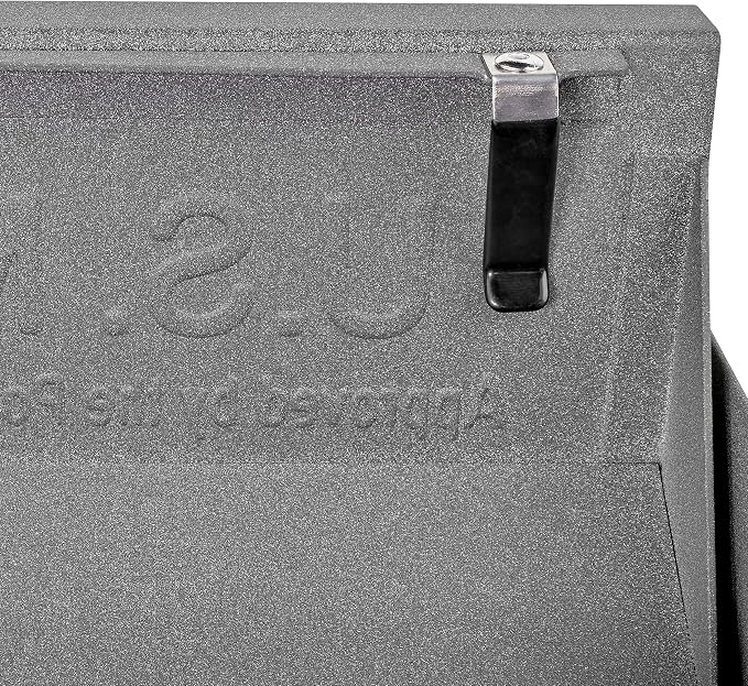 Mail Boss 7505 Mail Manager Curbside, Granite Locking Security Mailbox